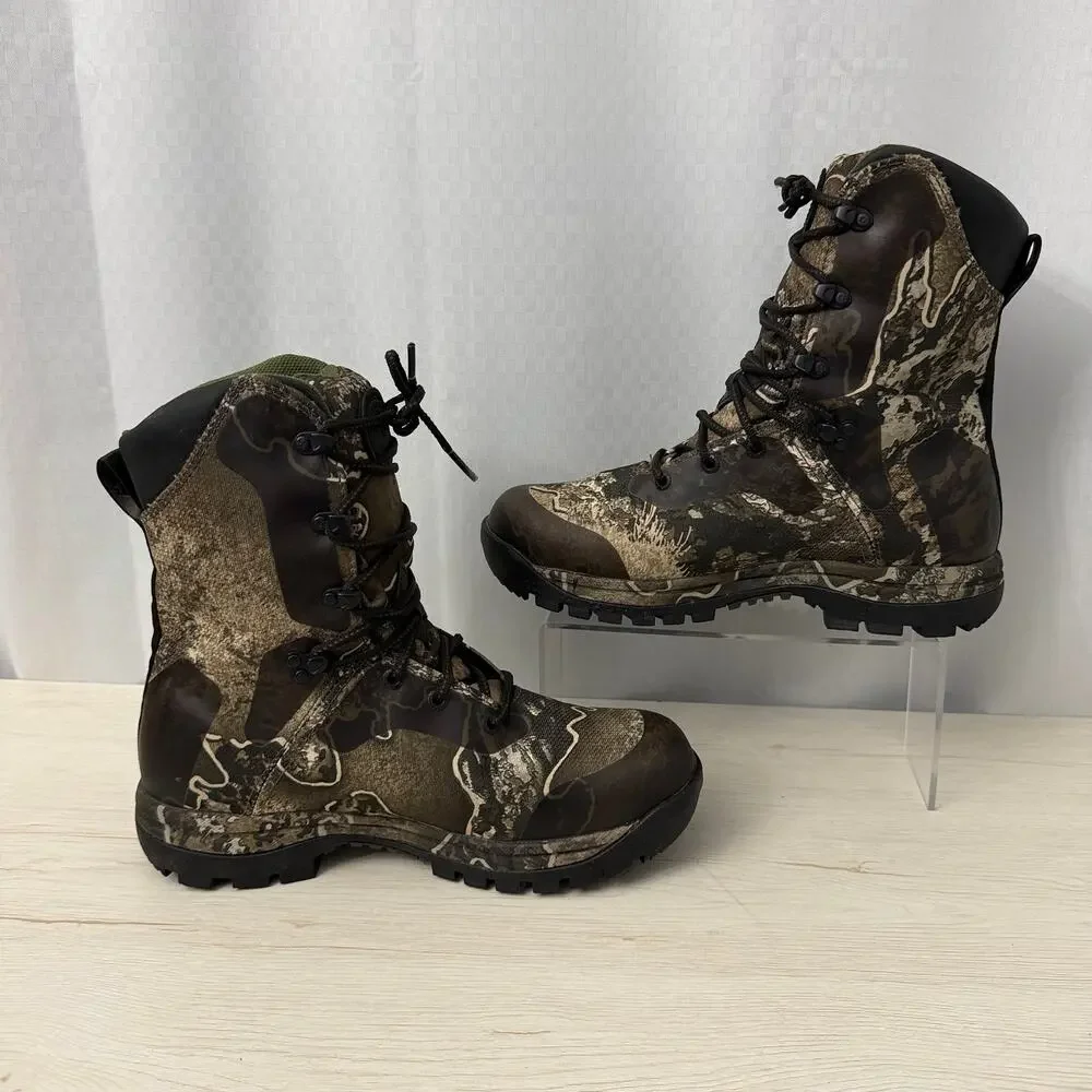 Rocky Boots Mens 9 M Realtree Camo Excape Hunting 400g Insulated Waterproof